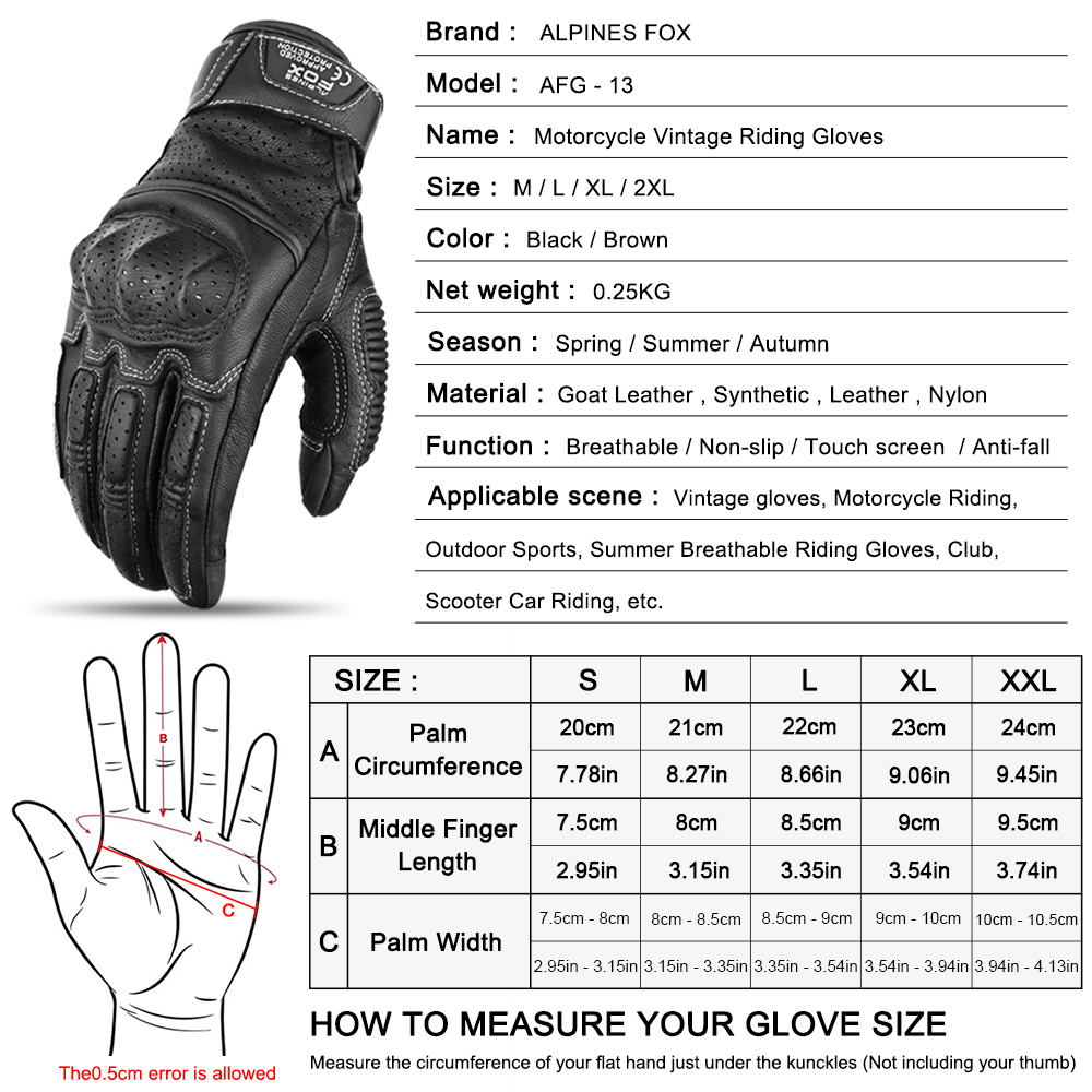 Vintage Motorcycle Gloves Genu - Motorcycle Gear Alpine review and price