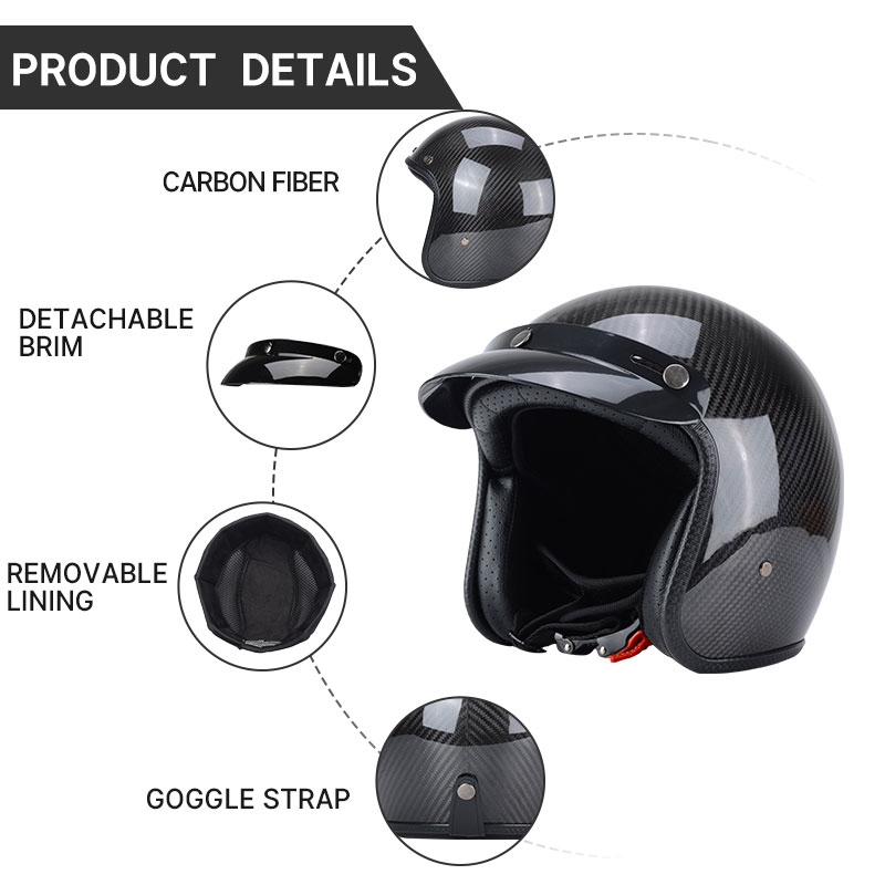 Super Lightweight Carbon Fiber - Motorcycle Gear Vintage review and price