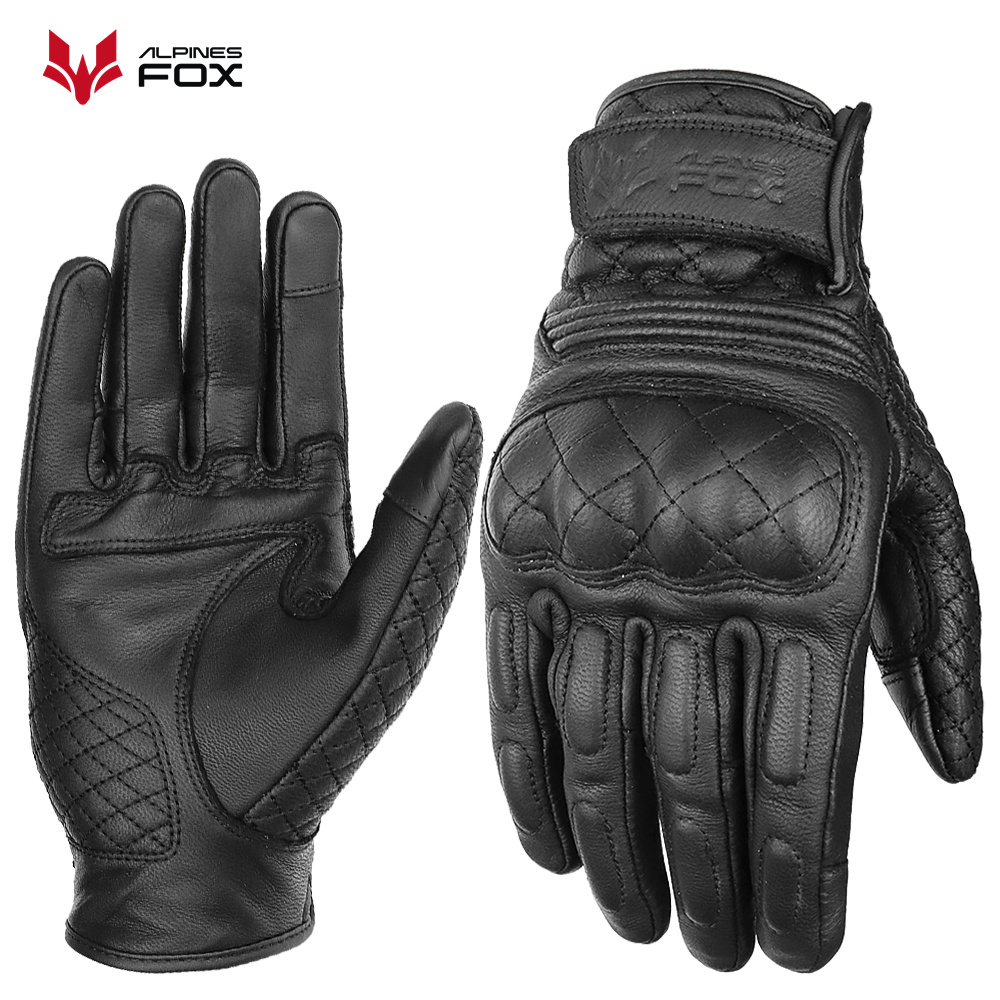 Retro Motorcycle Gloves Real L - Motorcycle Gear Alpine review and price